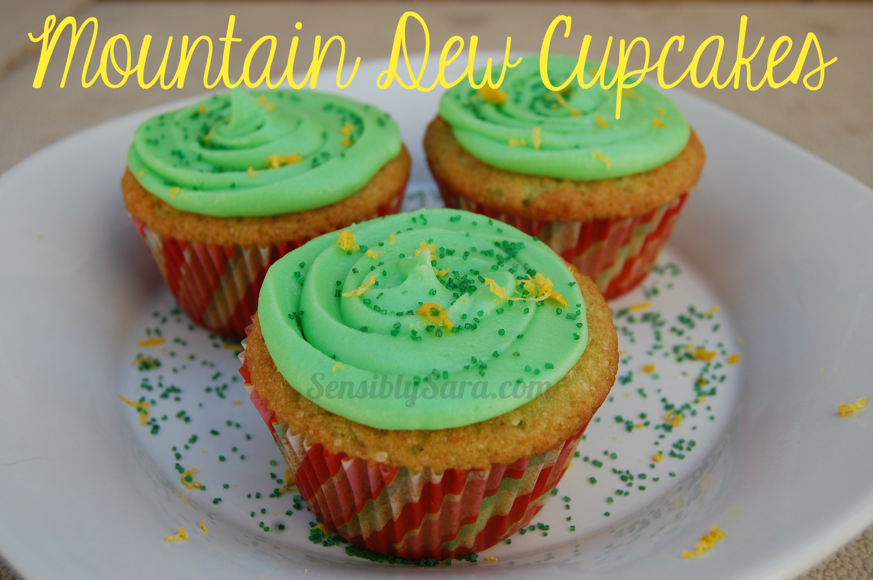 mountain dew cupcakes