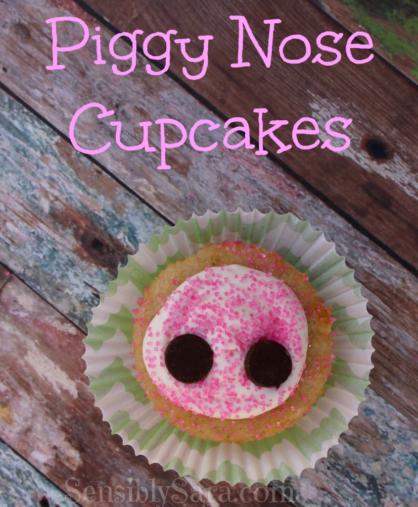 Pig Nose Cupcakes | SensiblySara.com