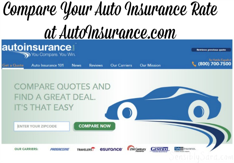 Compare Auto Insurance with AutoInsurance.com shop Compare2Win 