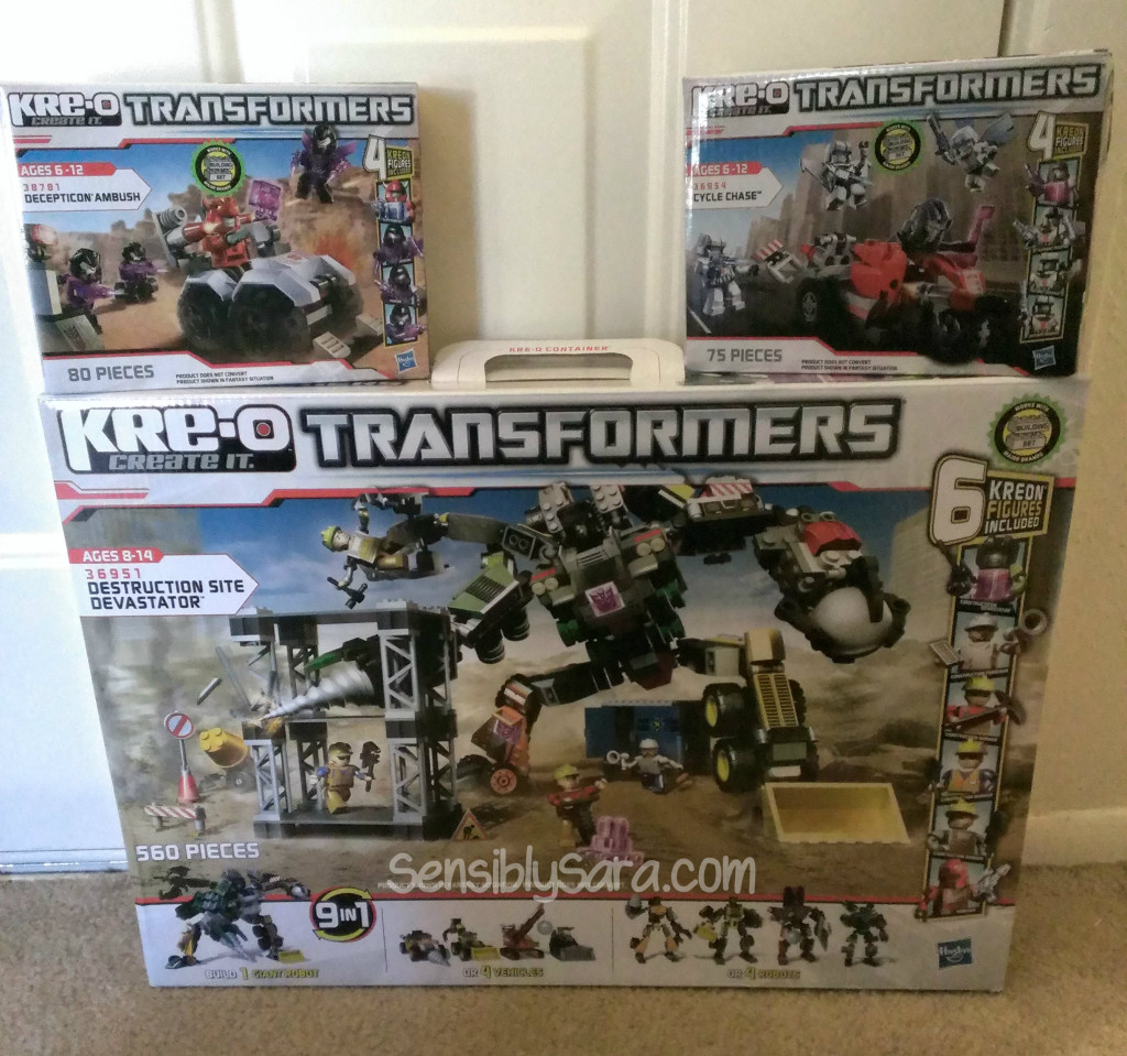Family Fun with Hasbro's KRE-O Transformers! #HasbroKREO