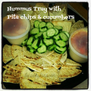 Zoës Kitchen Hummus Tray | SensiblySara.com