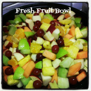 Zoës Kitchen Fresh Fruit Bowl | SensiblySara.com