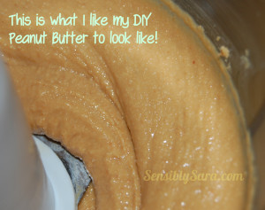 What your DIY Peanut Butter Should Look Like | SensiblySara.com