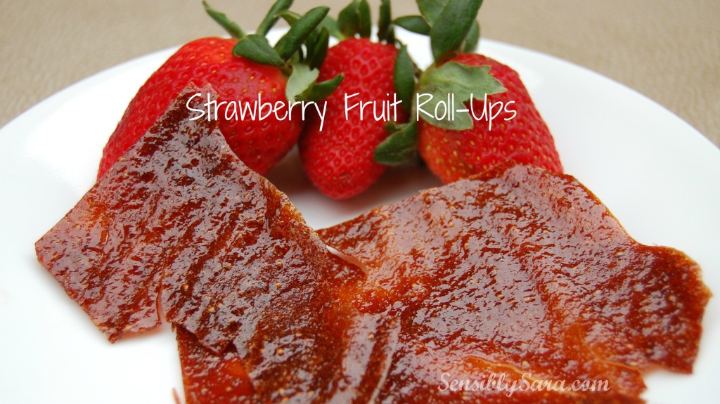 Strawberry Fruit Roll-Ups | SensiblySara.com