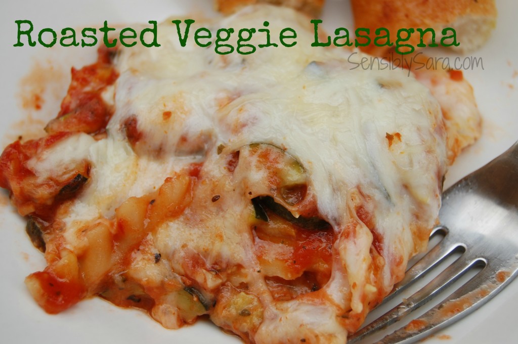 Roasted Veggie Lasagna | SensiblySara.com