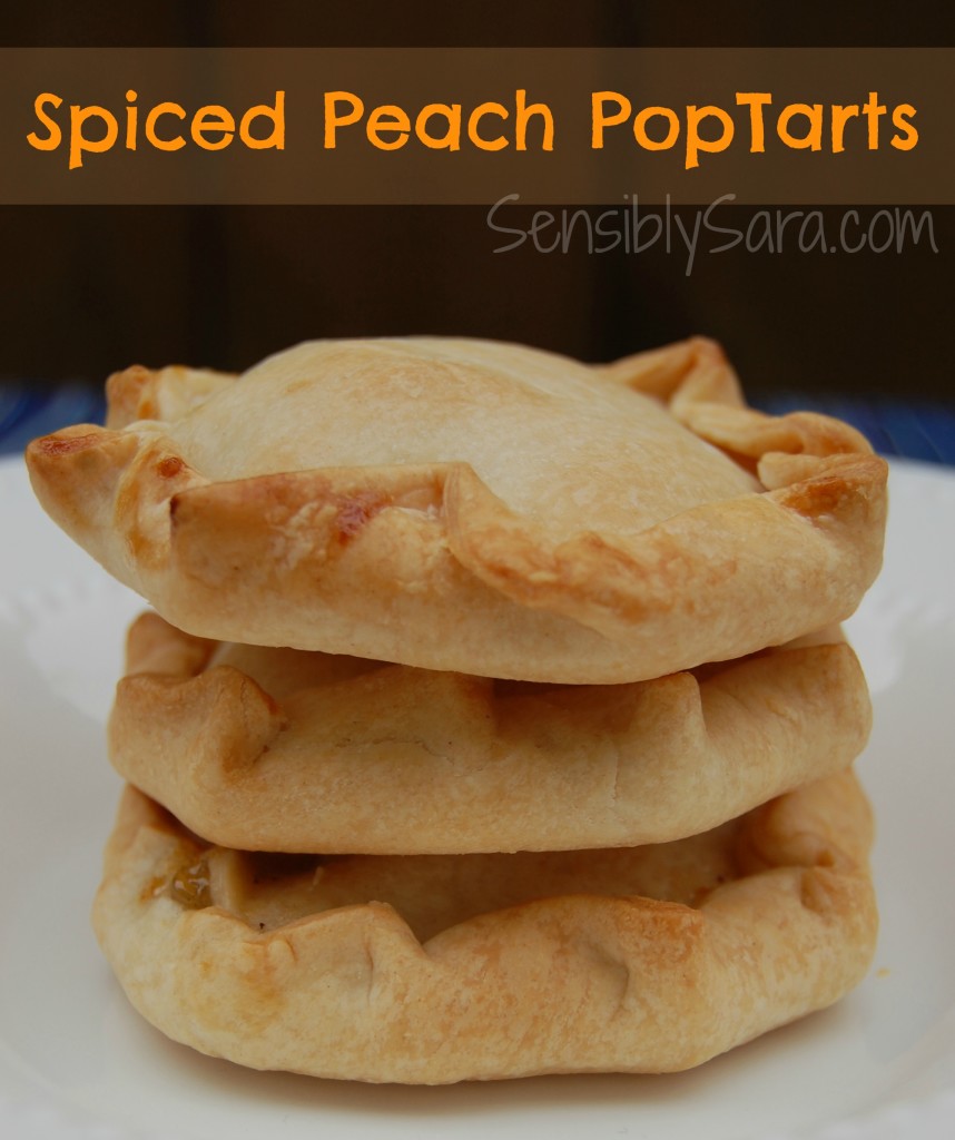 Spiced Peach PopTarts | SensiblySara.com
