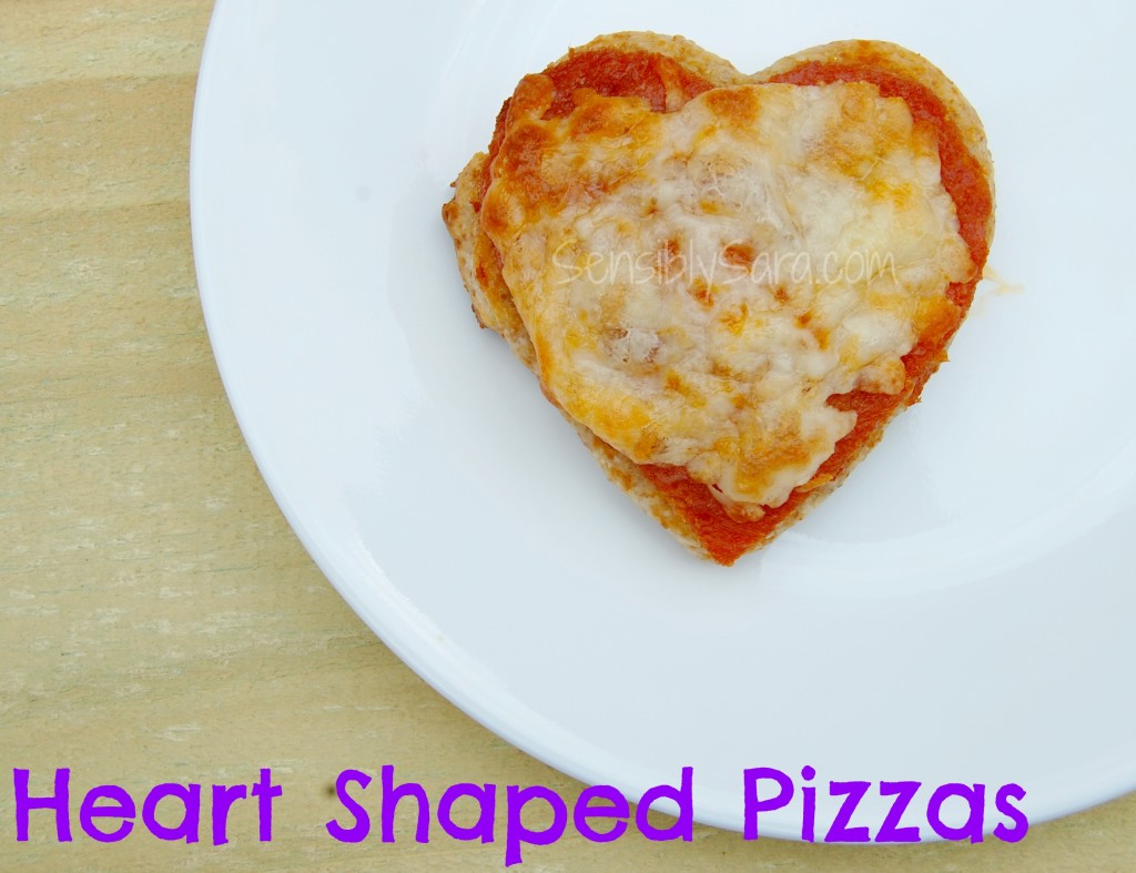 Heart Shaped Pizza with Pillsbury Artisan Pizza Crust | SensiblySara.com