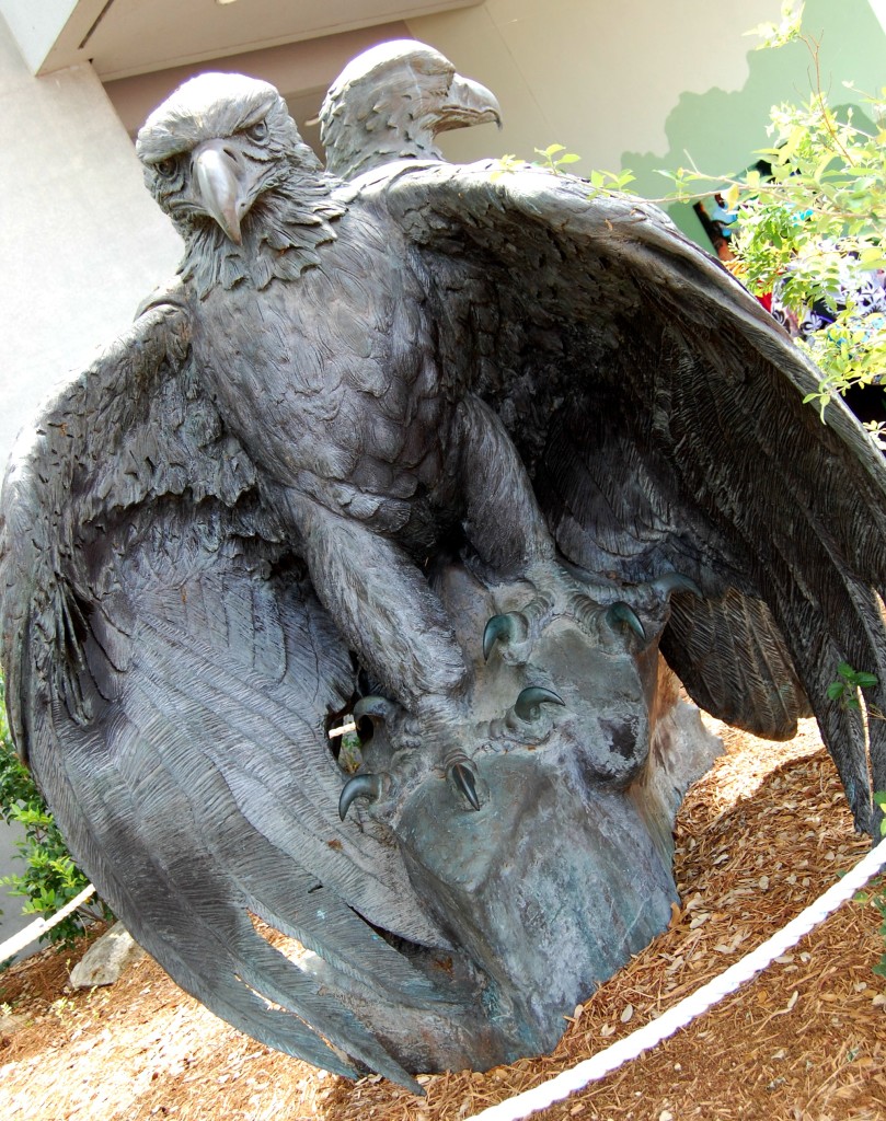 Eagle Statue at Sea World San Antonio | SensiblySara.com