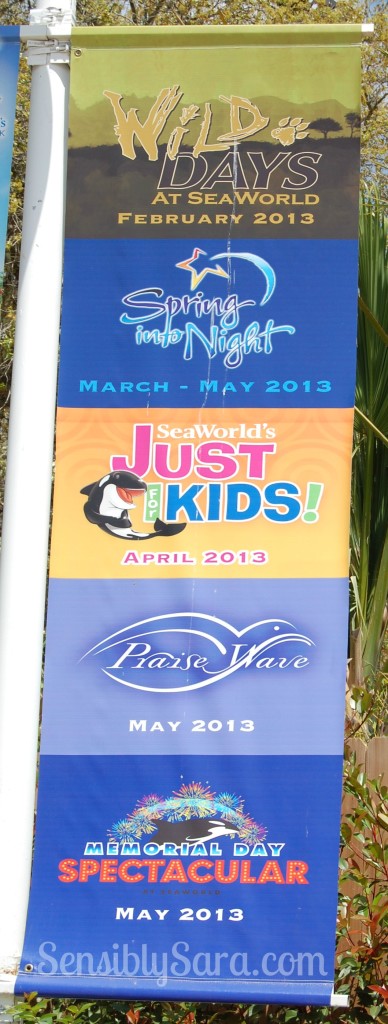 Sea World San Antonio Events Banner