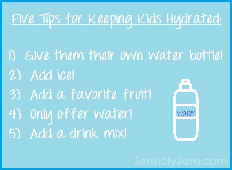 Five Tips for Keeping Kids Hydrated
