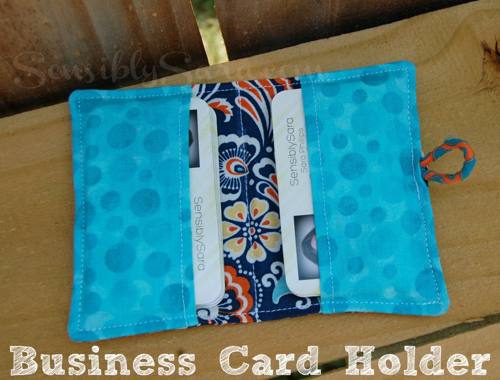 Business Card Holder | SensiblySara.com