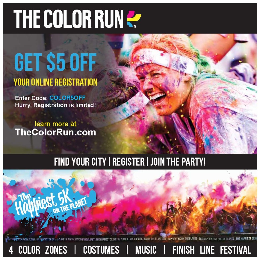 Coupon Code for The Color Run