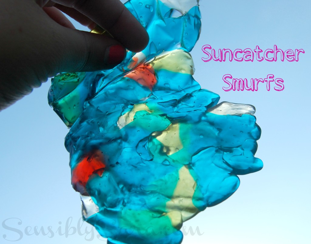 Haribo Smurfs Suncatcher | SensiblySara.com