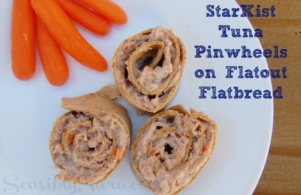 StarKist Tuna Pinwheels on Flatout Flatbread | SensiblySara.com