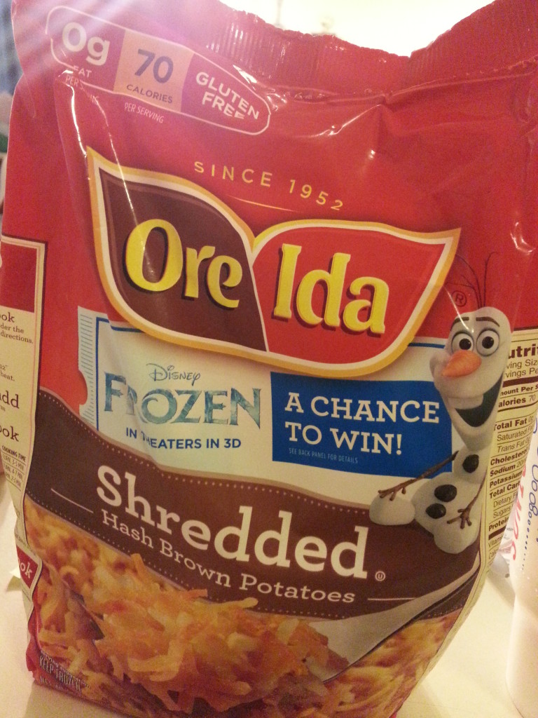 Ore Ida Specially Marked Frozen Sweepstakes Bag #oreidahashbrn #shop