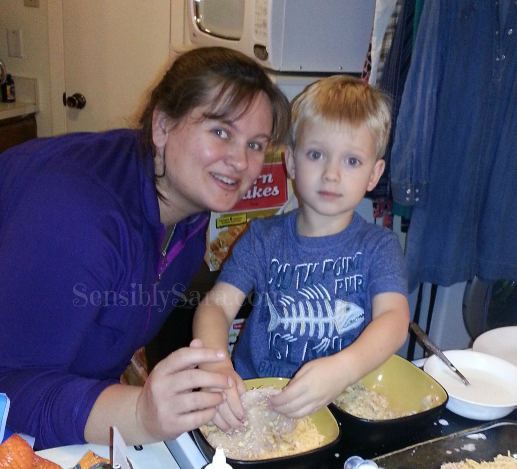 Kids in the Kitchen - Colin & Mommy | SensiblySara