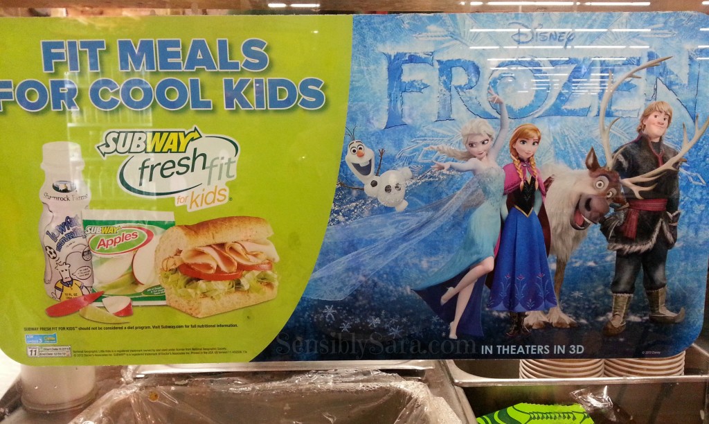 Subway FROZEN Fresh Fit Kids Meal #shop | SensiblySara.com