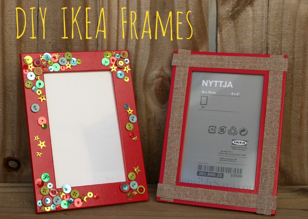 DIY IKEA Frames | SensiblySara.com