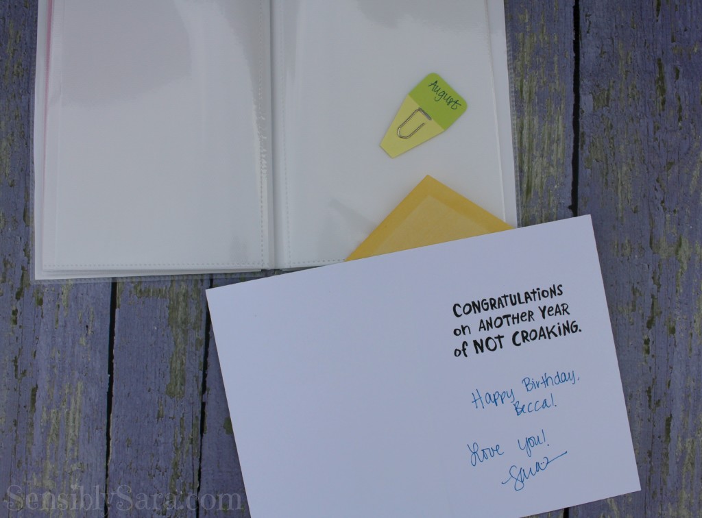 How to organize birthday cards #shop | SensiblySara.com