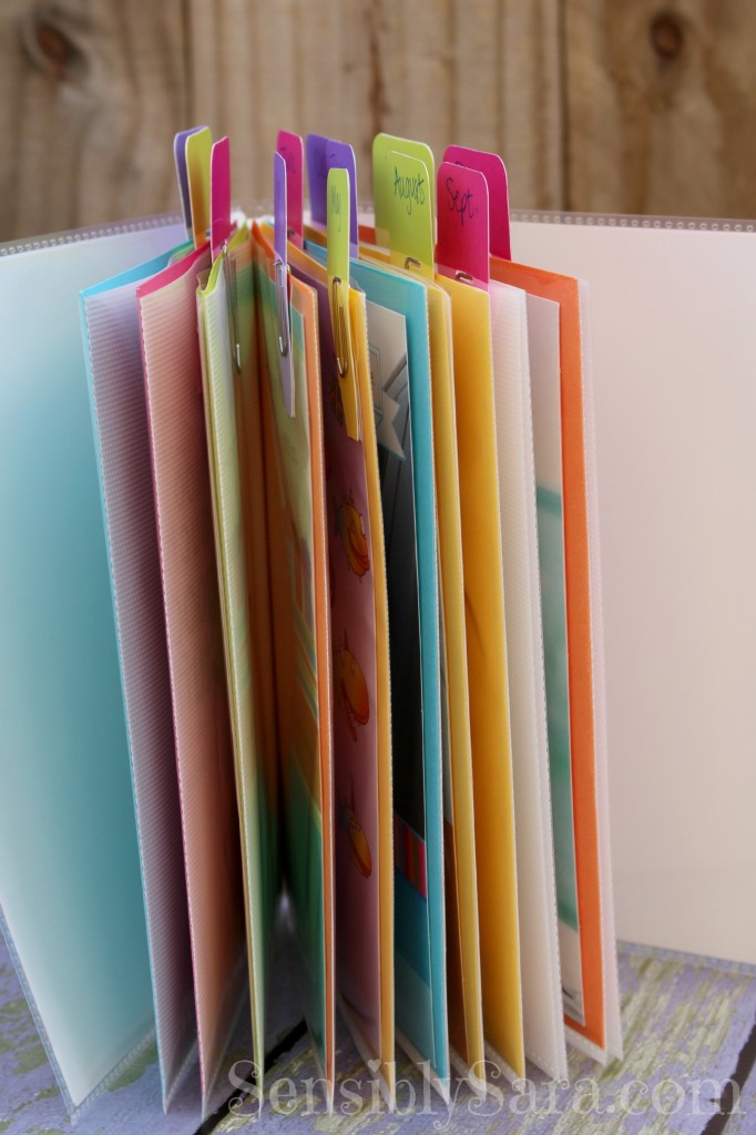 DIY Birthday Card Organizer #ValueCards #shop #cbias