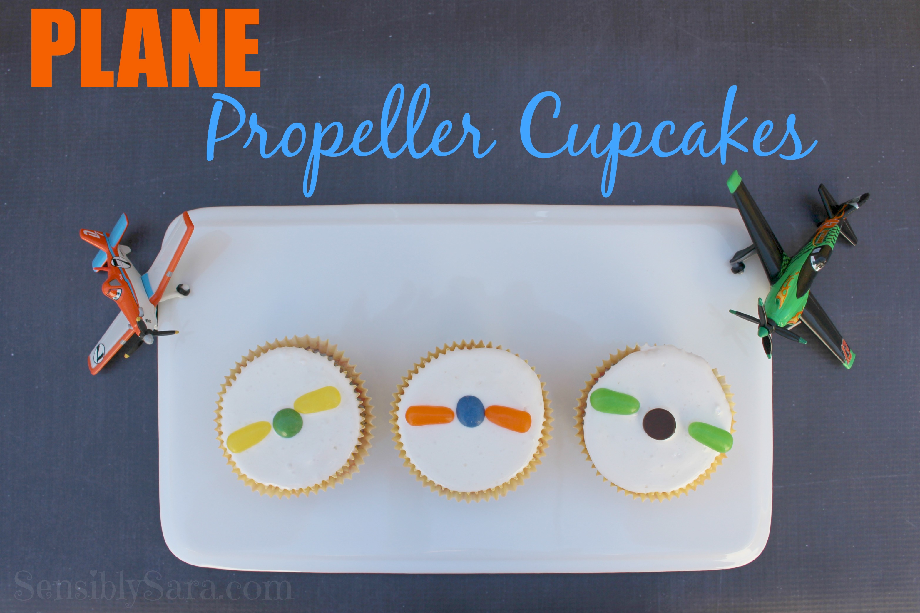 PLANES Propeller Cupcakes 