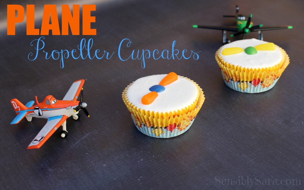Orange Propeller Cupcakes | SensiblySara.com