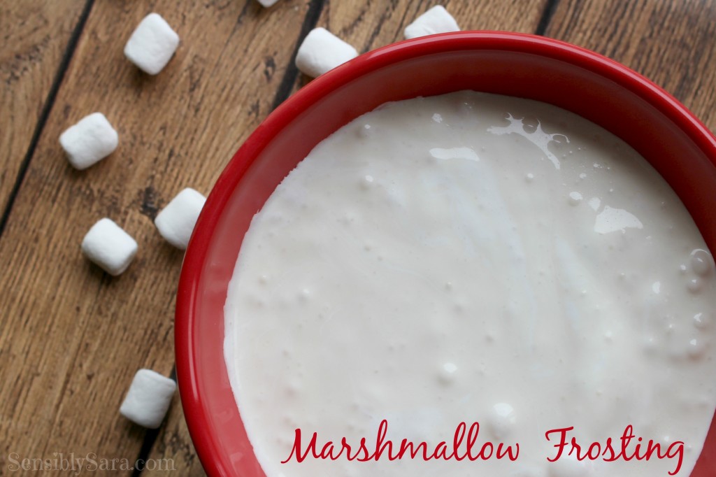 Marshmallow Frosting Recipe | SensiblySara.com