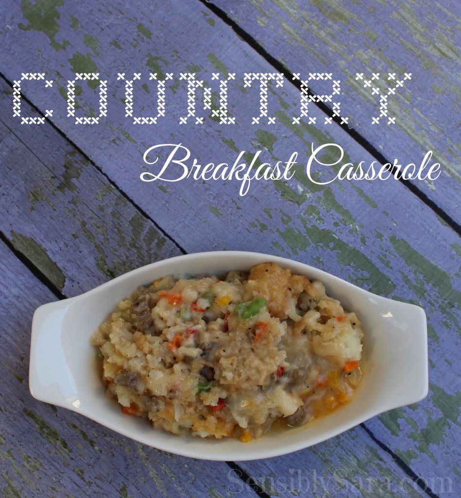 Country Breakfast Casserole | SensiblySara.com