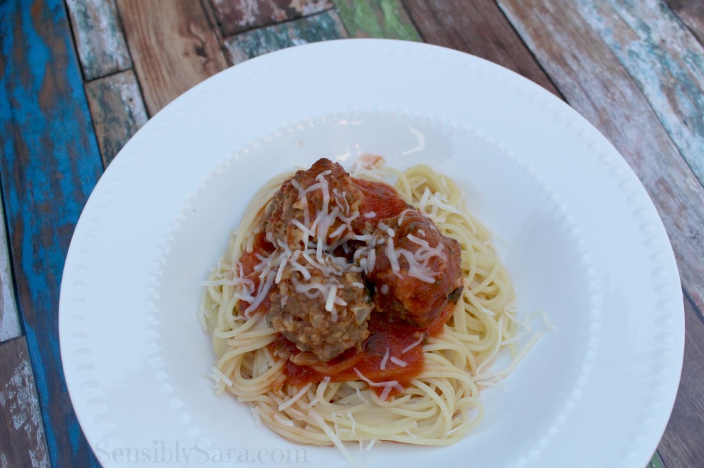 Spaghetti & Meatballs | SensiblySara.com