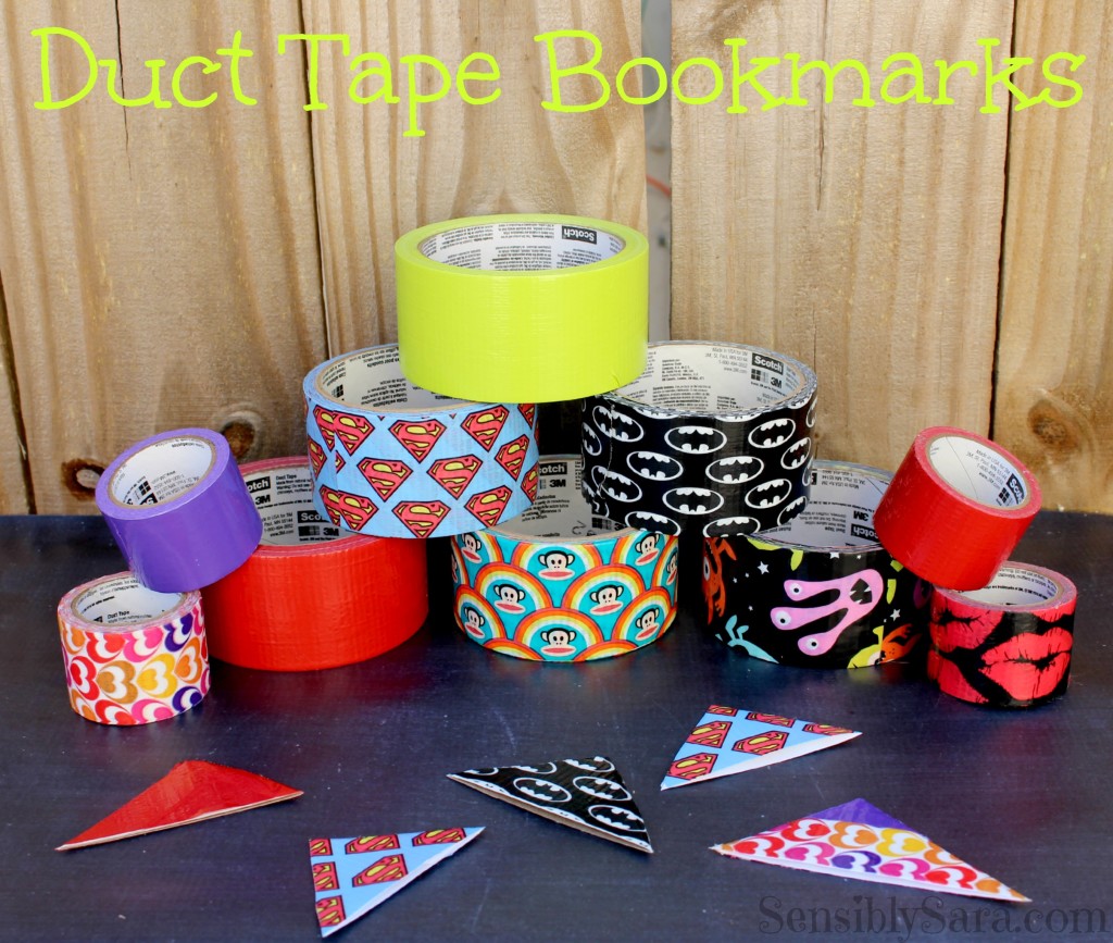 Duct Tape Bookmarks | SensiblySara.com