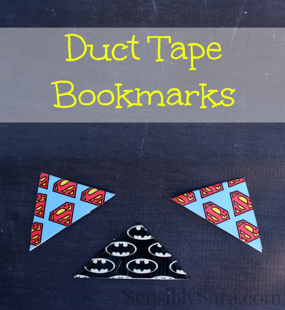 DIY Duct Tape Bookmarks | SensiblySara.com