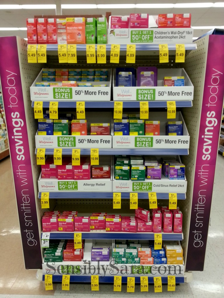 Allergy display at Walgreens #shop | SensiblySara