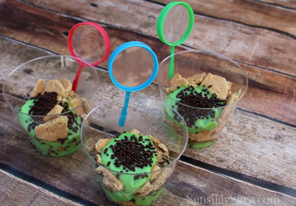 Bug Pudding Cups | SensiblySara.com