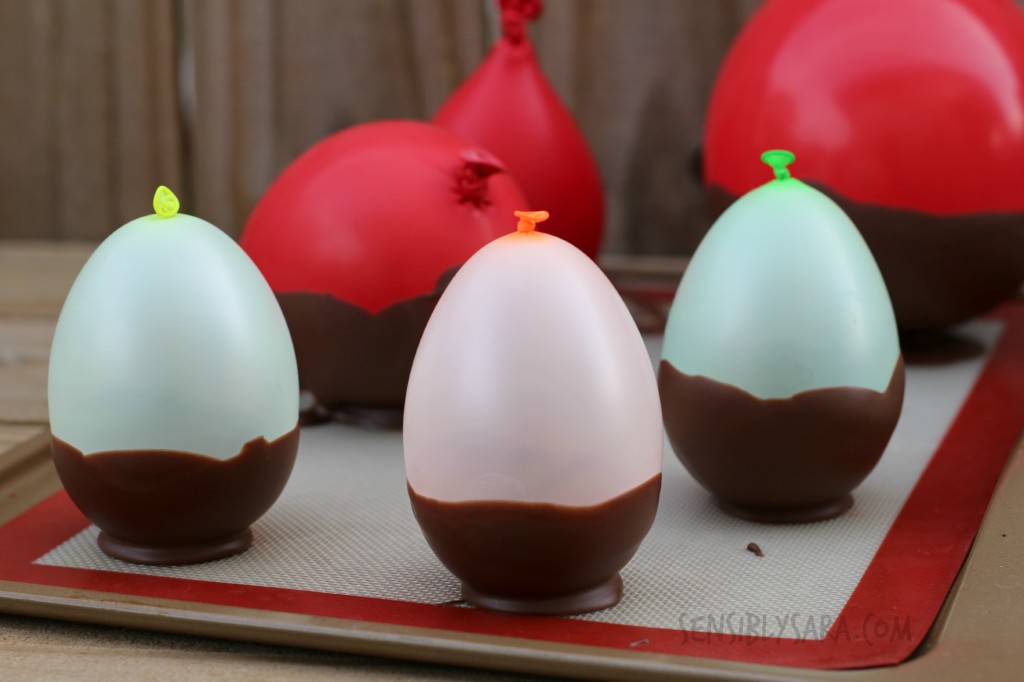 Drying Chocolate Bowls | SensiblySara.com