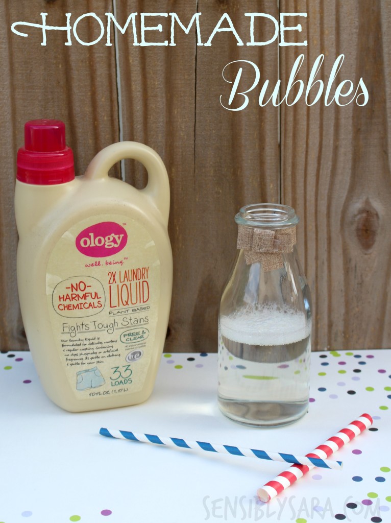 Homemade Bubbles #shop | SensiblySara.com