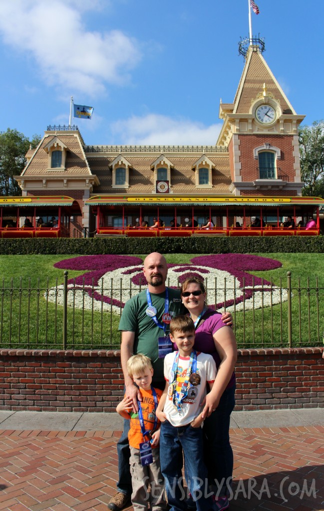 Phillips family at Disneyland | SensiblySara.com