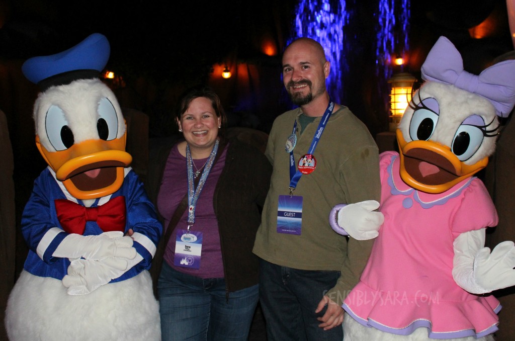 Sara & Larry with Donald & Daisy | SensiblySara.com