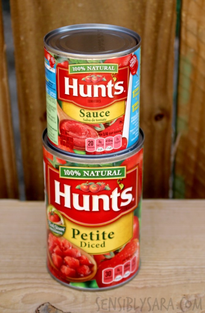 Hunt's Canned Tomatoes #shop | SensiblySara.com