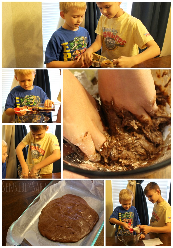 Chocolate Peanut Butter Fudge Collage | SensiblySara.com