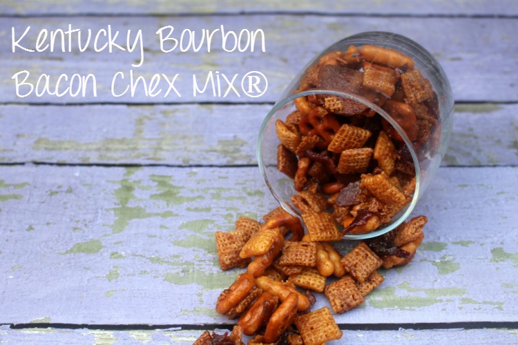 Kentucky Bourbon Bacon Chex Mix® | SensiblySara.com
