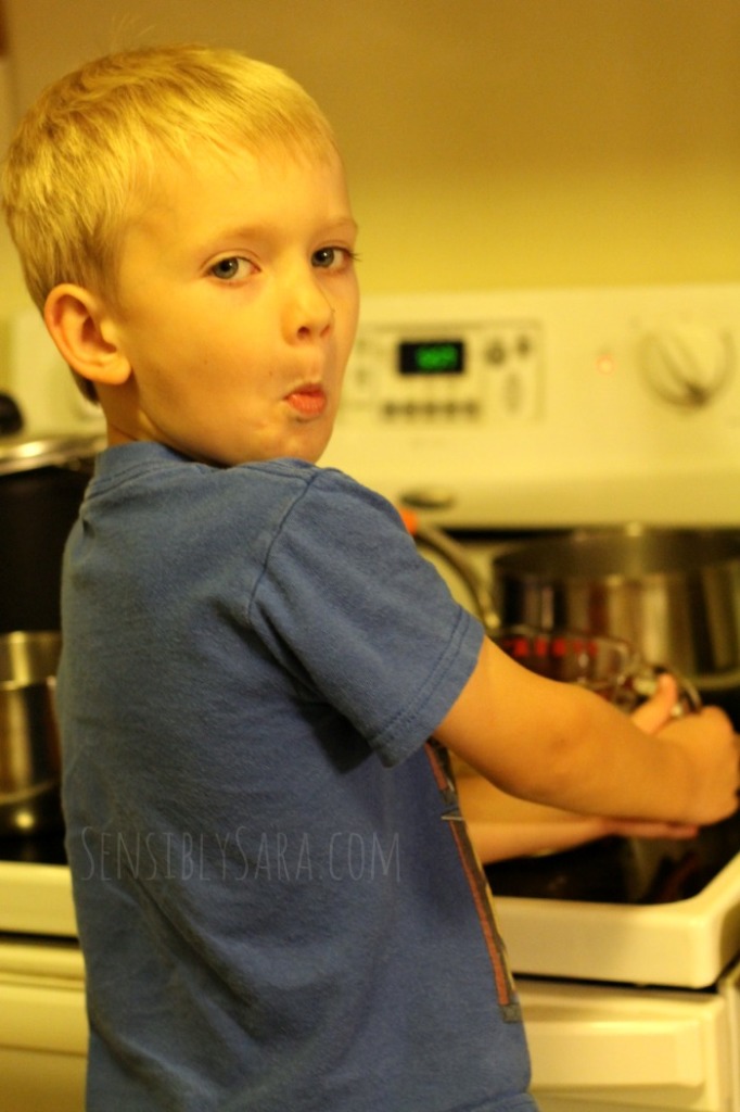 Kids in the Kitchen - Making Rice | SensiblySara.com