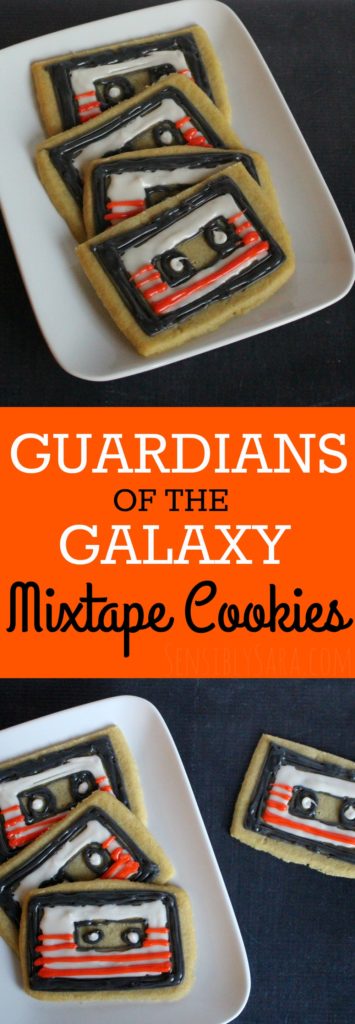 Guardians of the Galaxy Mixtape Cookies | SensiblySara.com