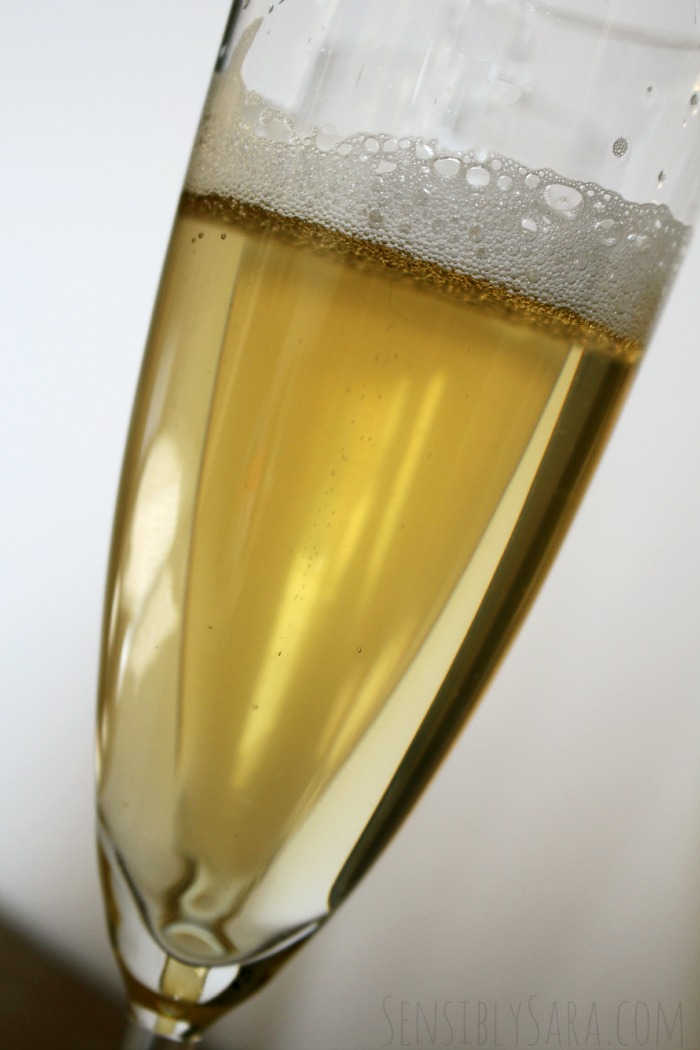 Mock-Champagne for New Year&#039;s Eve