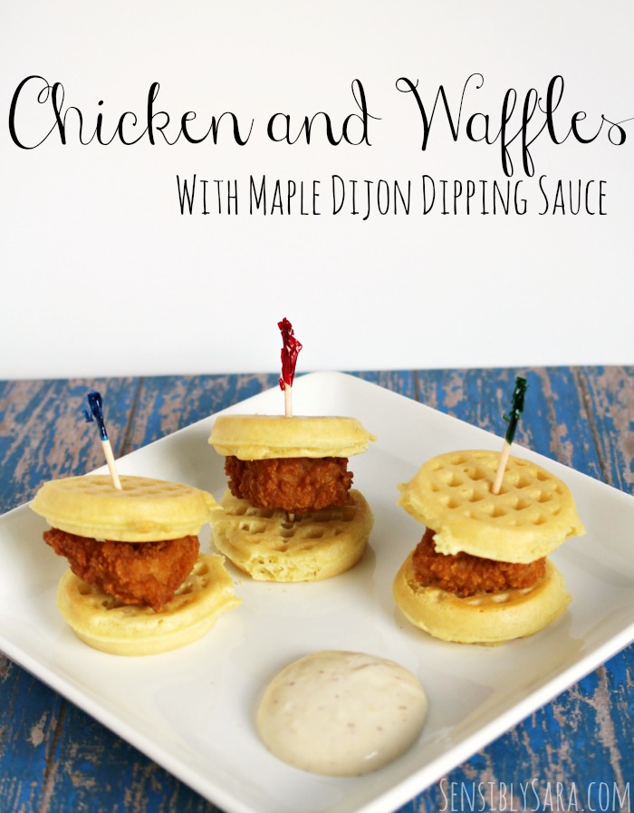 Mini Rosemary Chicken and Waffles