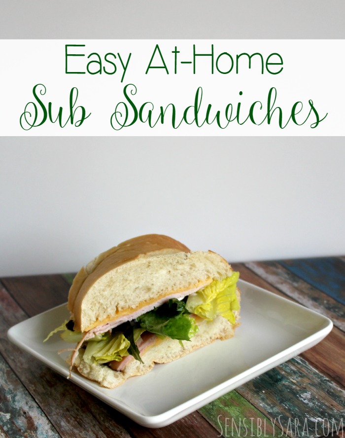 Easy At-Home Sub Sandwiches | SensiblySara.com