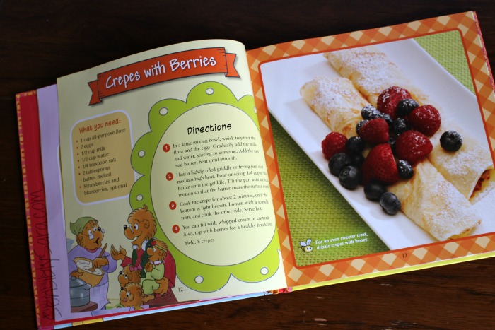 Crepe Recipe in The Berenstain Bears' Country Cookbook | SensiblySara.com