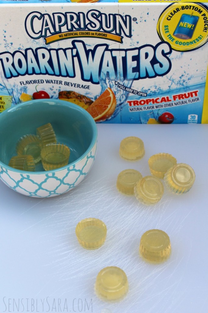 Homemade Fruit Snacks with Capri Sun Roarin' Waters ad KidsChoiceDrink
