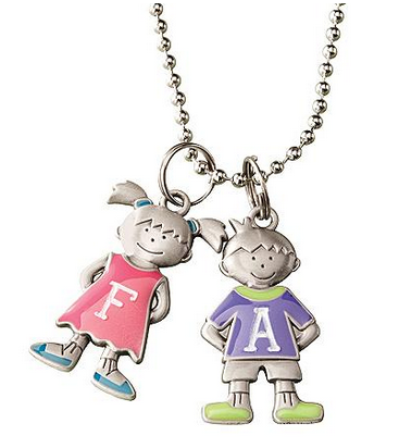 Personalized Character Charm Necklace