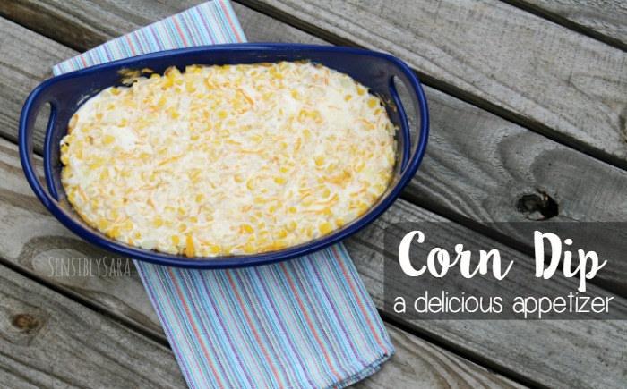 Corn Dip - a delicious appetizer | SensiblySara.com