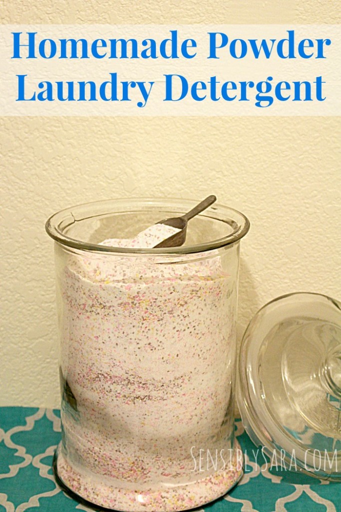 Homemade Powder Laundry Detergent